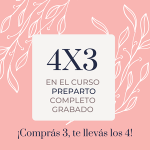 4X3 en Curso Preparto Completo Online Grabado